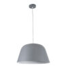 LEDTM® UPVALE 01282 Μοντέρνο Κρεμαστό Φωτιστικό Οροφής με Ντουί 1 x E27 AC 220-240V IP20 - Γκρι & Λευκό - Μ40 x Π40 x Υ24cm - Image 4