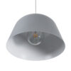 LEDTM® UPVALE 01282 Μοντέρνο Κρεμαστό Φωτιστικό Οροφής με Ντουί 1 x E27 AC 220-240V IP20 - Γκρι & Λευκό - Μ40 x Π40 x Υ24cm - Image 6