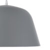 LEDTM® UPVALE 01282 Μοντέρνο Κρεμαστό Φωτιστικό Οροφής με Ντουί 1 x E27 AC 220-240V IP20 - Γκρι & Λευκό - Μ40 x Π40 x Υ24cm - Image 8