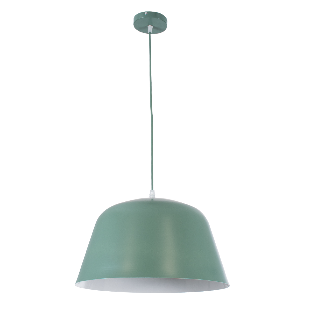 LEDTM® UPVALE 01285 Μοντέρνο Κρεμαστό Φωτιστικό Οροφής με Ντουί 1 x E27 AC 220-240V IP20 - Πράσινο & Λευκό - Μ40 x Π40 x Υ24cm - Image 4