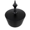 LEDTM® ROCKFORD 01287-A Μοντέρνο Κρεμαστό Φωτιστικό Οροφής με Ντουί 1 x E27 AC 220-240V IP20 - Μαύρο & Χρυσό - Μ30 x Π30 x Υ30cm - Image 5