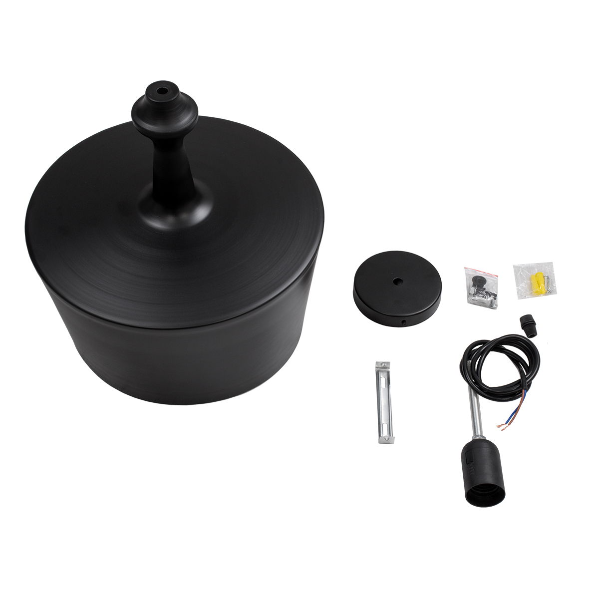 LEDTM® ROCKFORD 01287-A Μοντέρνο Κρεμαστό Φωτιστικό Οροφής με Ντουί 1 x E27 AC 220-240V IP20 - Μαύρο & Χρυσό - Μ30 x Π30 x Υ30cm - Image 8