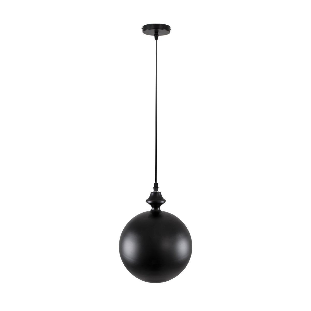 LEDTM® ROCKFORD 01287-B Μοντέρνο Κρεμαστό Φωτιστικό Οροφής με Ντουί 1 x E27 AC 220-240V IP20 - Μαύρο & Χρυσό - Μ24 x Π24 x Y27cm - Image 3