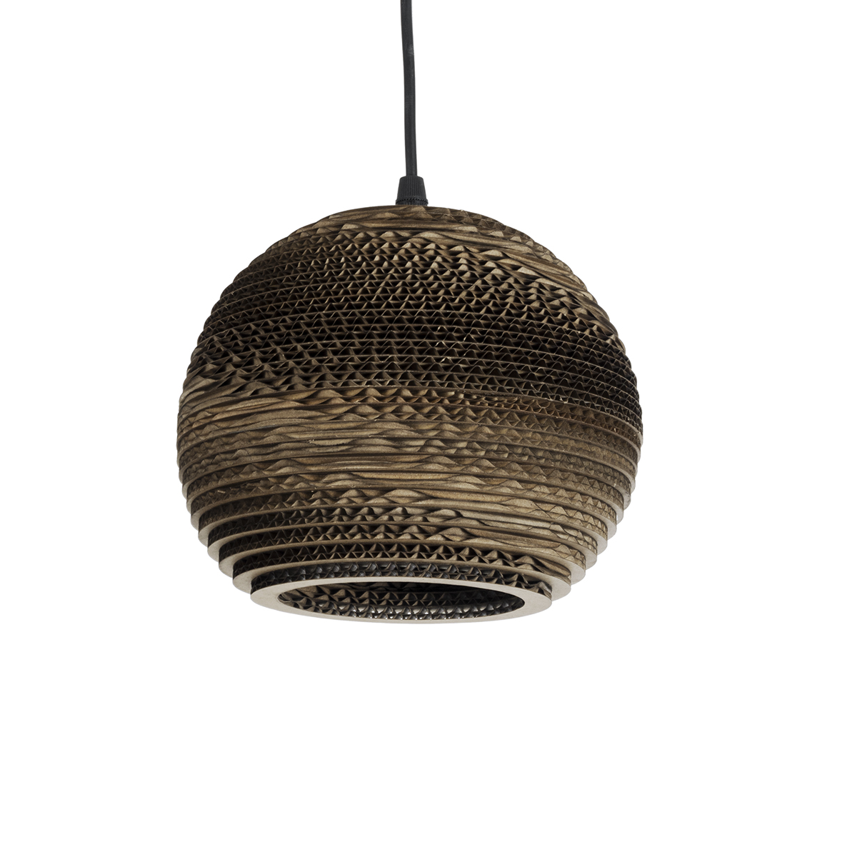 LEDTM® SANTORINI 01288 Boho Κρεμαστό Φωτιστικό Οροφής με Ντουί 1 x E27 AC 220-240V IP20 - Καφέ - Μ20 x Π20 x Y16cm - Image 2