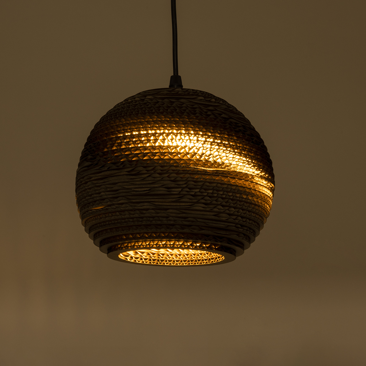 LEDTM® SANTORINI 01288 Boho Κρεμαστό Φωτιστικό Οροφής με Ντουί 1 x E27 AC 220-240V IP20 - Καφέ - Μ20 x Π20 x Y16cm - Image 3