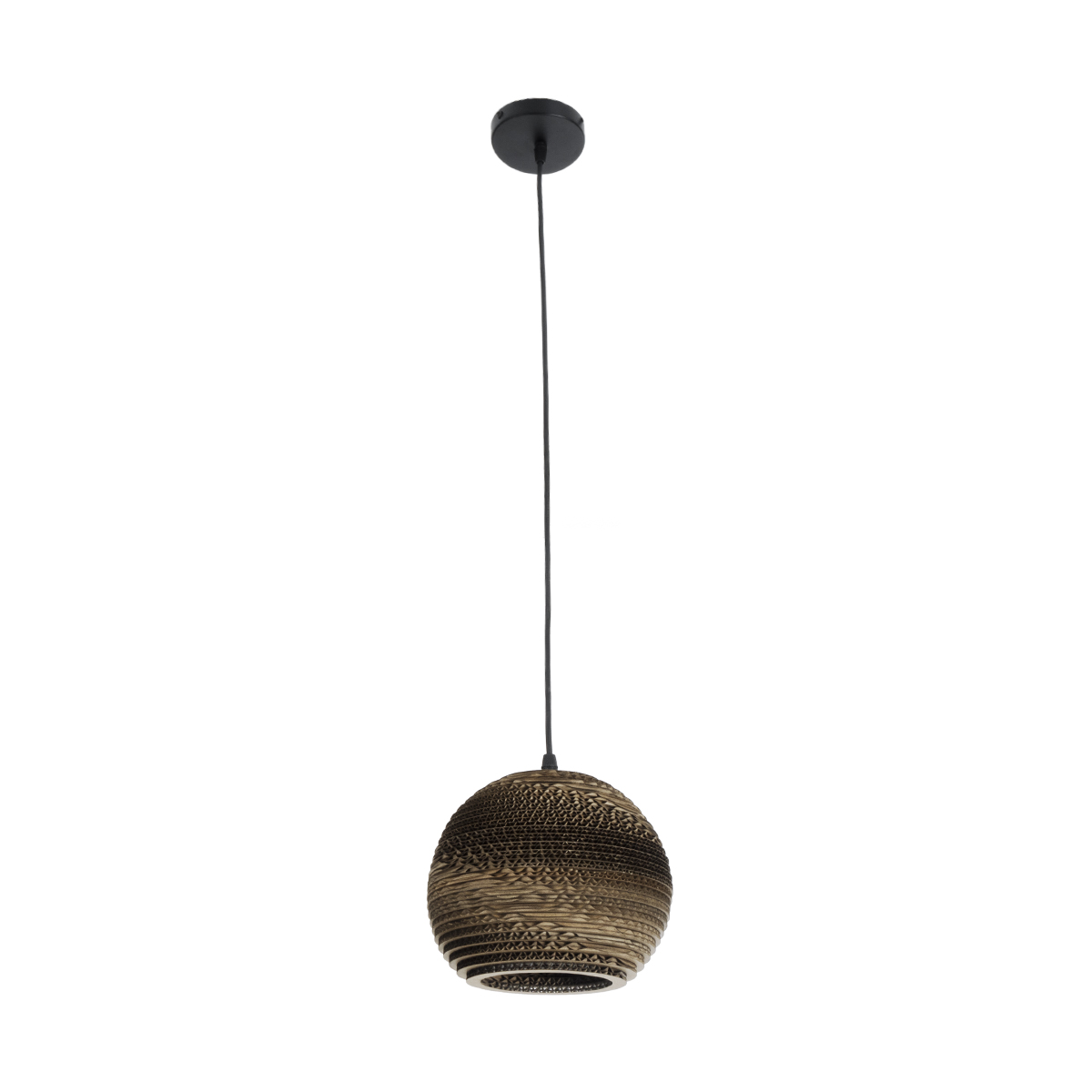 LEDTM® SANTORINI 01288 Boho Κρεμαστό Φωτιστικό Οροφής με Ντουί 1 x E27 AC 220-240V IP20 - Καφέ - Μ20 x Π20 x Y16cm - Image 4