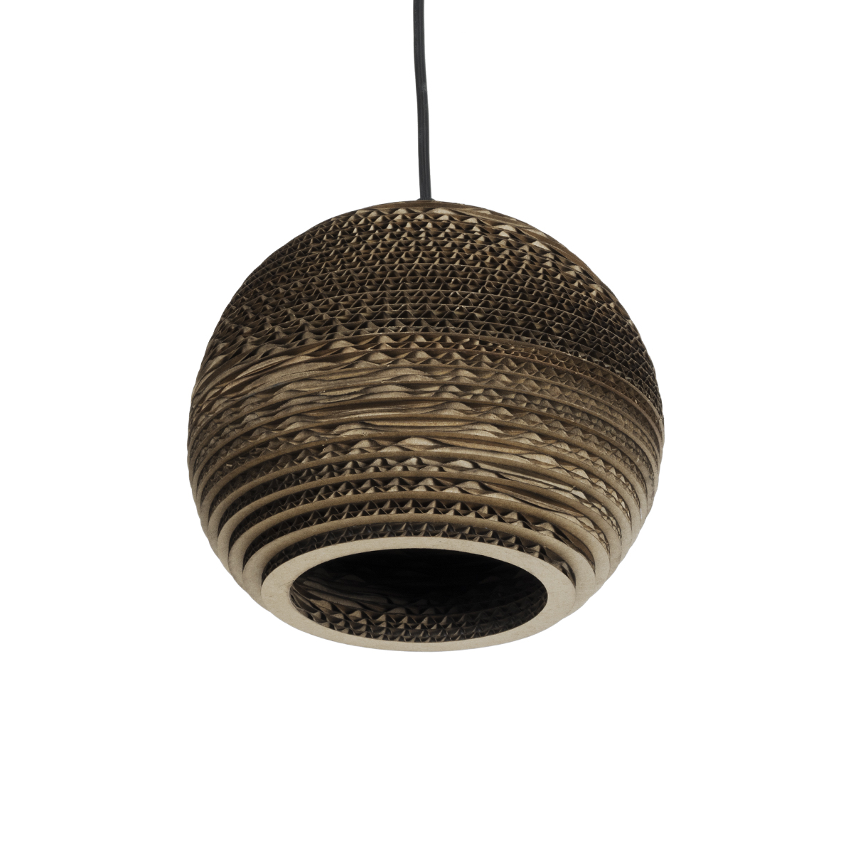 LEDTM® SANTORINI 01288 Boho Κρεμαστό Φωτιστικό Οροφής με Ντουί 1 x E27 AC 220-240V IP20 - Καφέ - Μ20 x Π20 x Y16cm - Image 6