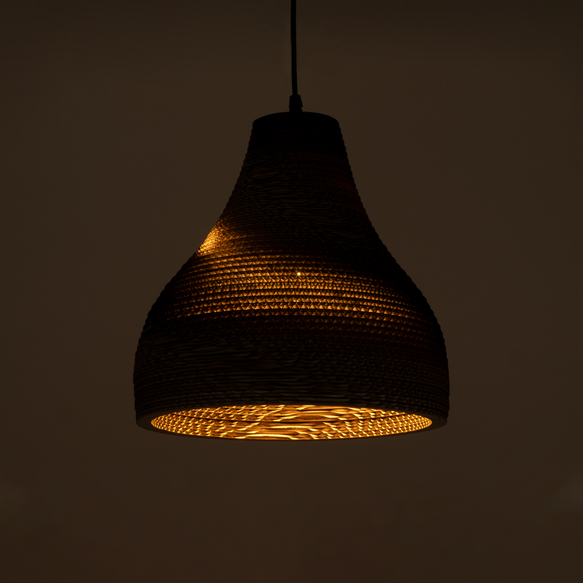 LEDTM® SANTORINI 01292 Boho Κρεμαστό Φωτιστικό Οροφής με Ντουί 1 x E27 AC 220-240V IP20 - Καφέ - Μ30 x Π30 x Y30cm - Image 3