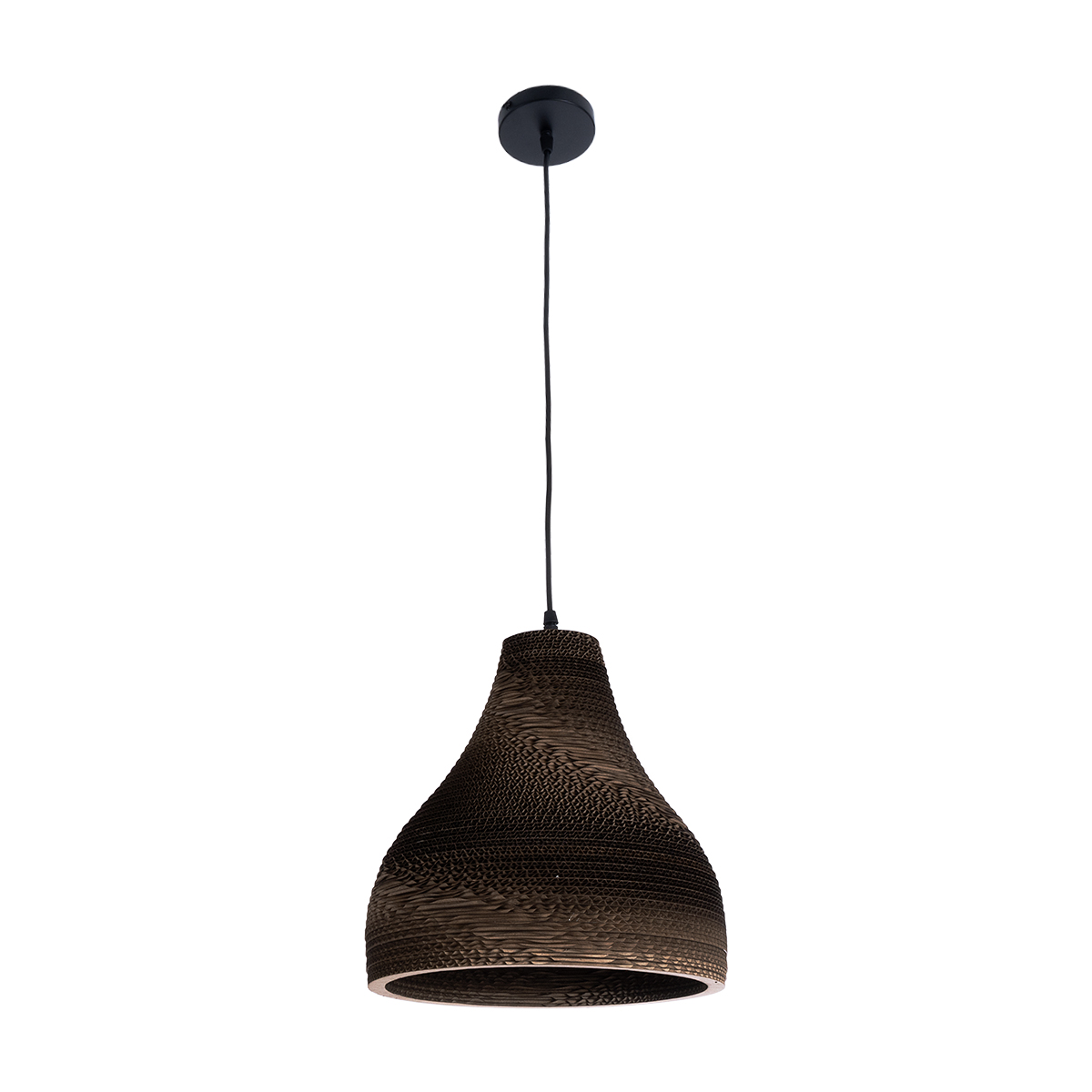 LEDTM® SANTORINI 01292 Boho Κρεμαστό Φωτιστικό Οροφής με Ντουί 1 x E27 AC 220-240V IP20 - Καφέ - Μ30 x Π30 x Y30cm - Image 4