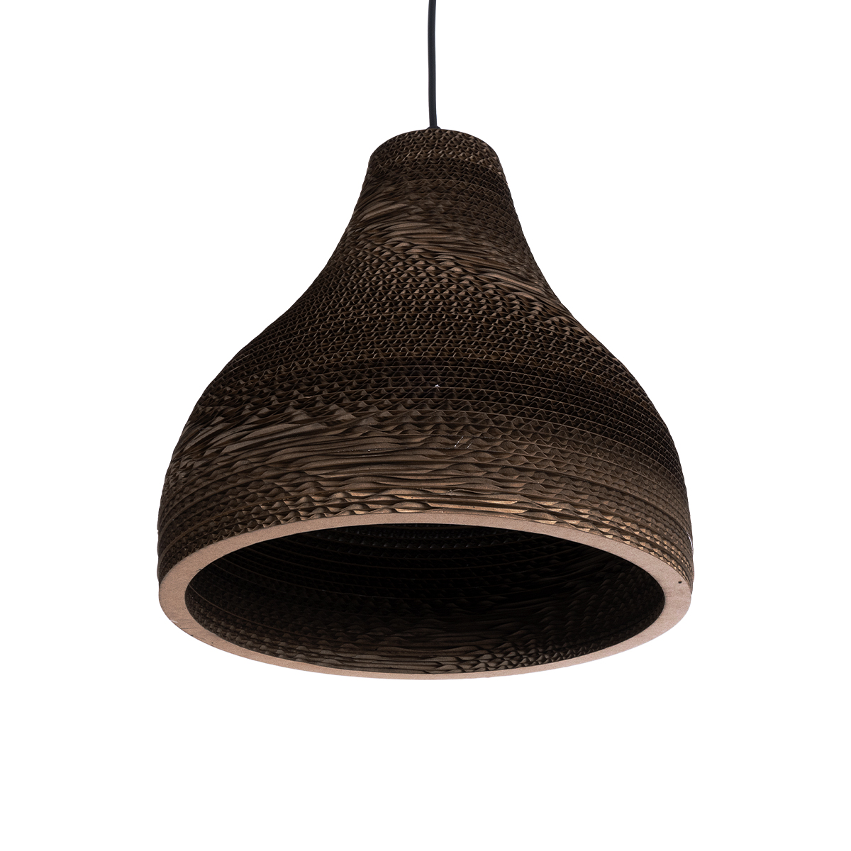 LEDTM® SANTORINI 01292 Boho Κρεμαστό Φωτιστικό Οροφής με Ντουί 1 x E27 AC 220-240V IP20 - Καφέ - Μ30 x Π30 x Y30cm - Image 6