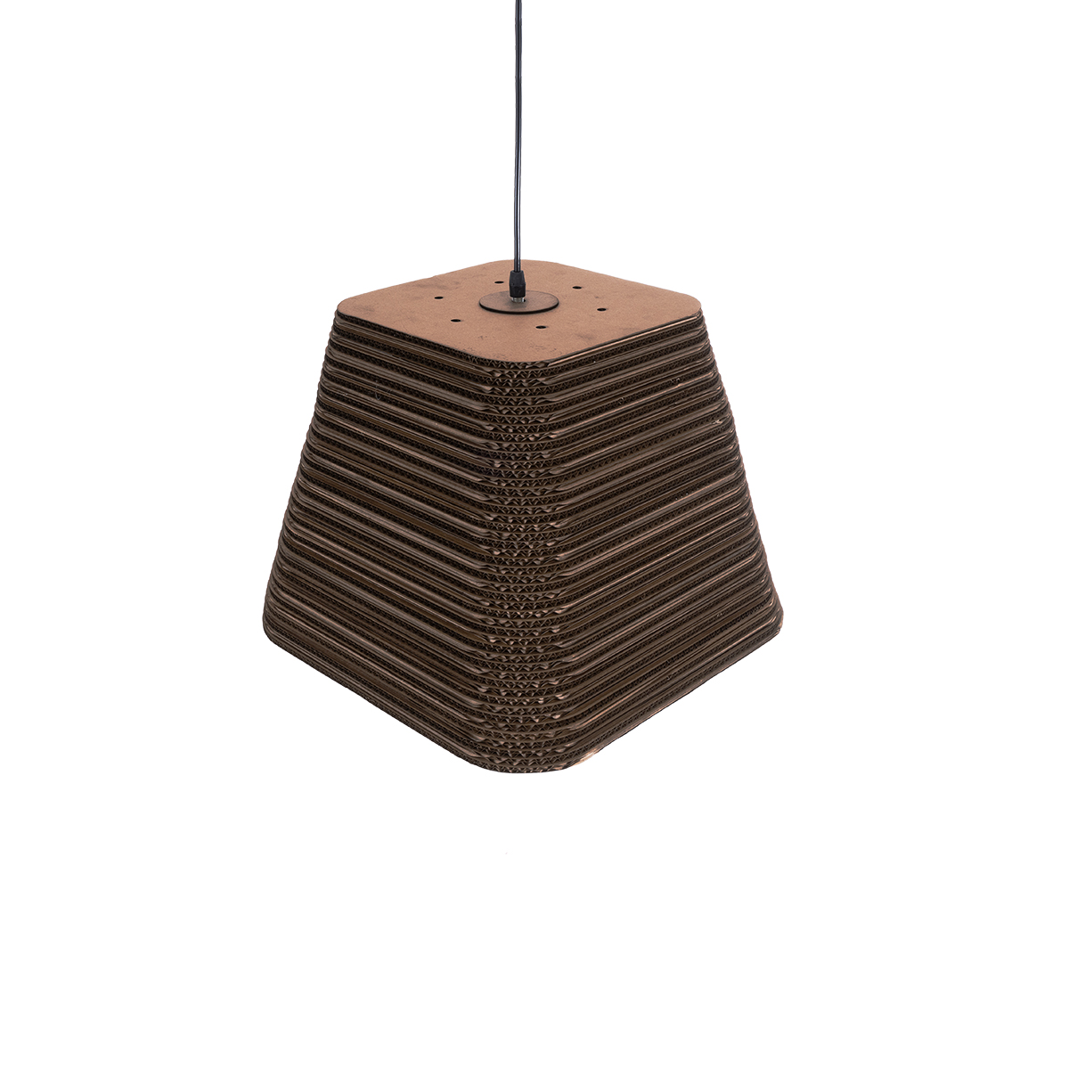 LEDTM® SANTORINI 01295 Boho Κρεμαστό Φωτιστικό Οροφής με Ντουί 1 x E27 AC 220-240V IP20 - Καφέ - Μ38 x Π38 x Υ30cm - Image 7