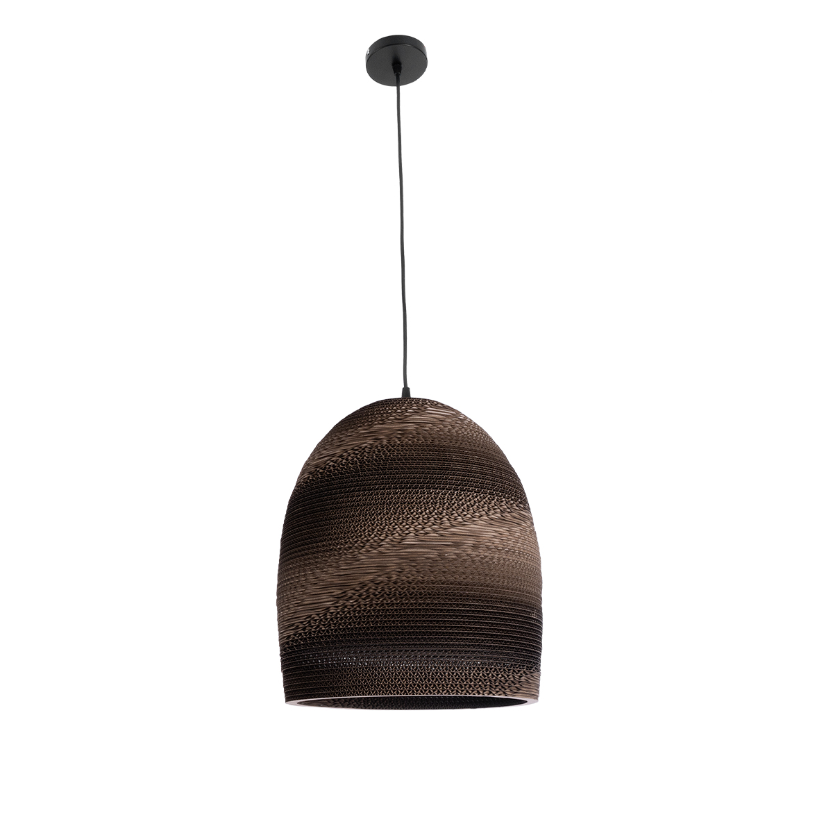 LEDTM® SANTORINI 01296 Boho Κρεμαστό Φωτιστικό Οροφής με Ντουί 1 x E27 AC 220-240V IP20 - Καφέ - Μ35 x Π35 x Υ40cm - Image 4