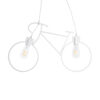 LEDTM® BIKE 01300 Vintage Κρεμαστό Φωτιστικό Οροφής με Ντουί 2 x E27 AC 220-240V IP20 - Λευκό - Μ67 x Π3.5 x Υ41cm - Image 2