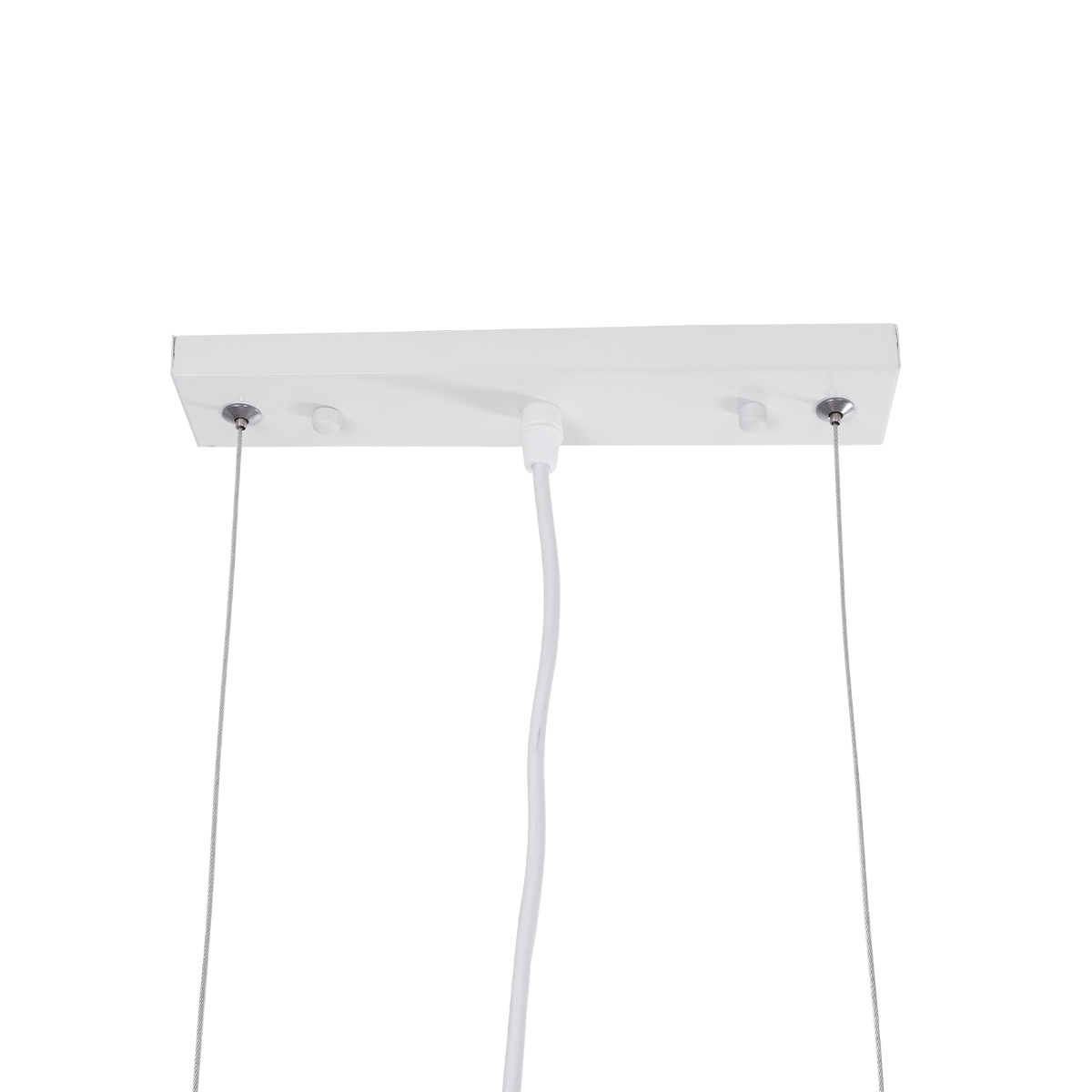 LEDTM® ESTERINA 01305 Μοντέρνο Κρεμαστό Φωτιστικό Οροφής με Ντουί 2 x E27 AC 220-240V IP20 - Λευκό & Χρυσό - Μ60 x Π6 x Υ6cm - Image 10