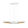 LEDTM® ESTERINA 01305 Μοντέρνο Κρεμαστό Φωτιστικό Οροφής με Ντουί 2 x E27 AC 220-240V IP20 - Λευκό & Χρυσό - Μ60 x Π6 x Υ6cm - Image 4