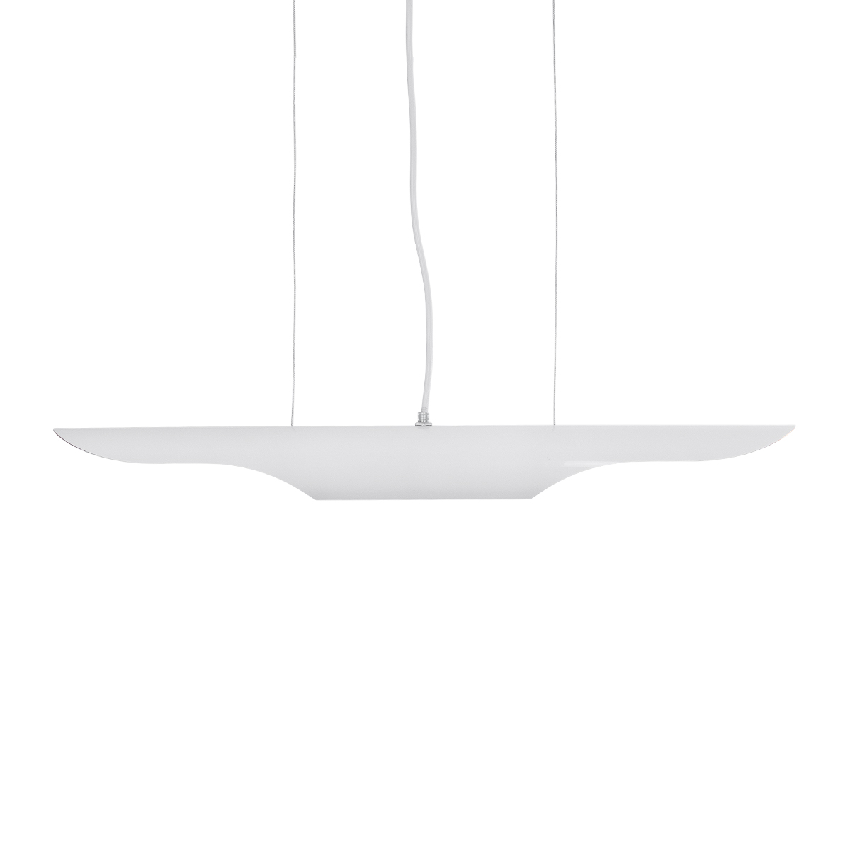 LEDTM® ESTERINA 01305 Μοντέρνο Κρεμαστό Φωτιστικό Οροφής με Ντουί 2 x E27 AC 220-240V IP20 - Λευκό & Χρυσό - Μ60 x Π6 x Υ6cm - Image 5