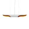 LEDTM® ESTERINA 01305 Μοντέρνο Κρεμαστό Φωτιστικό Οροφής με Ντουί 2 x E27 AC 220-240V IP20 - Λευκό & Χρυσό - Μ60 x Π6 x Υ6cm - Image 6