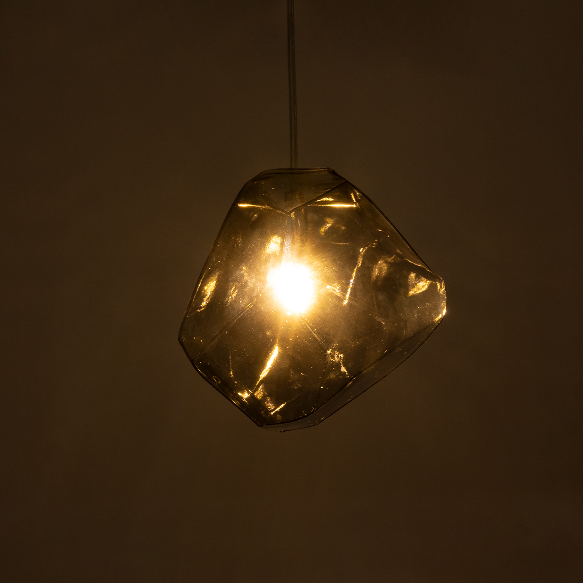 LEDTM® RINA 01307 Μοντέρνο Κρεμαστό Φωτιστικό Οροφής με Ντουί 1 x G9 AC 220-240V IP20 - Γκρι - Μ16 x Π16 x Υ17cm - Image 3