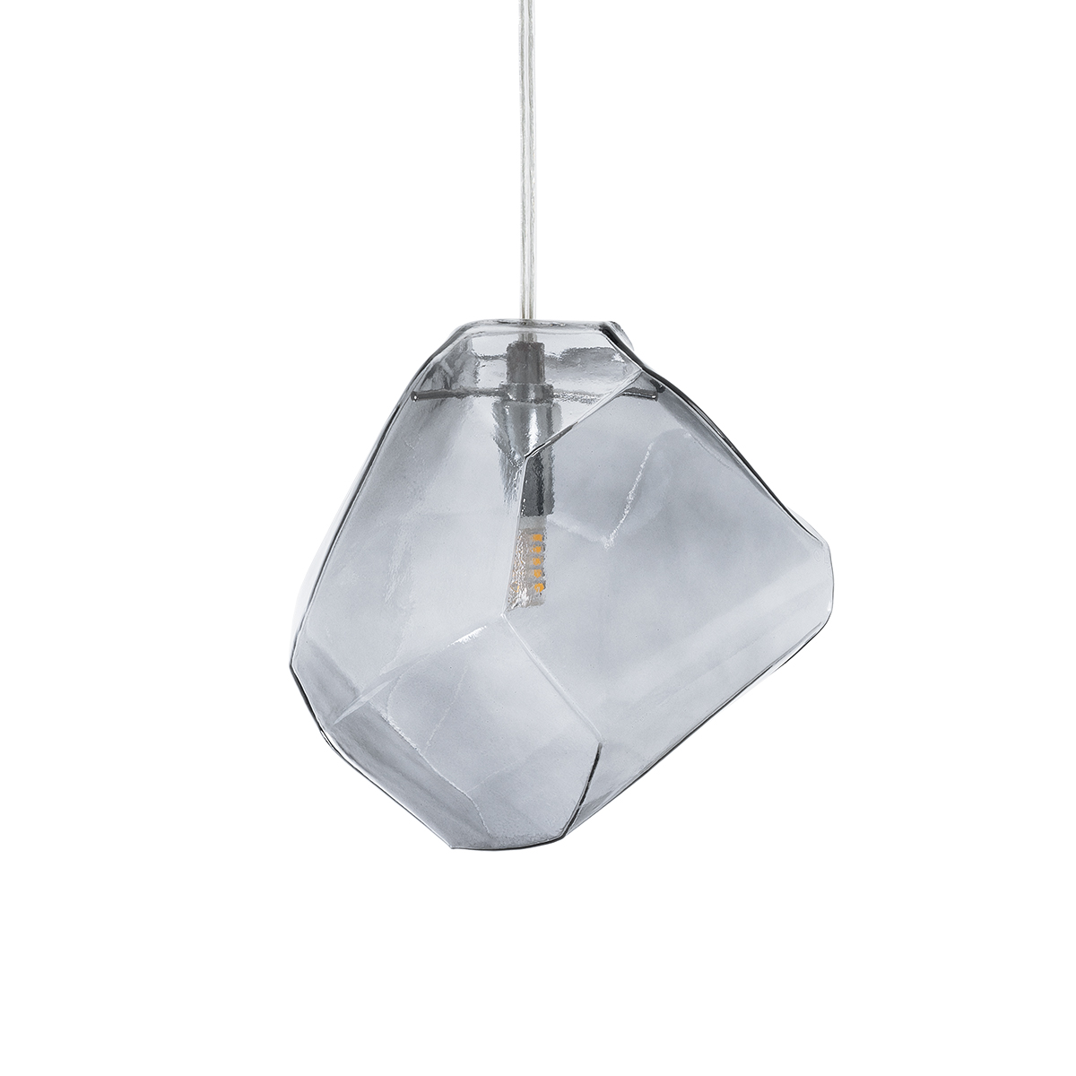 LEDTM® RINA 01307 Μοντέρνο Κρεμαστό Φωτιστικό Οροφής με Ντουί 1 x G9 AC 220-240V IP20 - Γκρι - Μ16 x Π16 x Υ17cm - Image 5