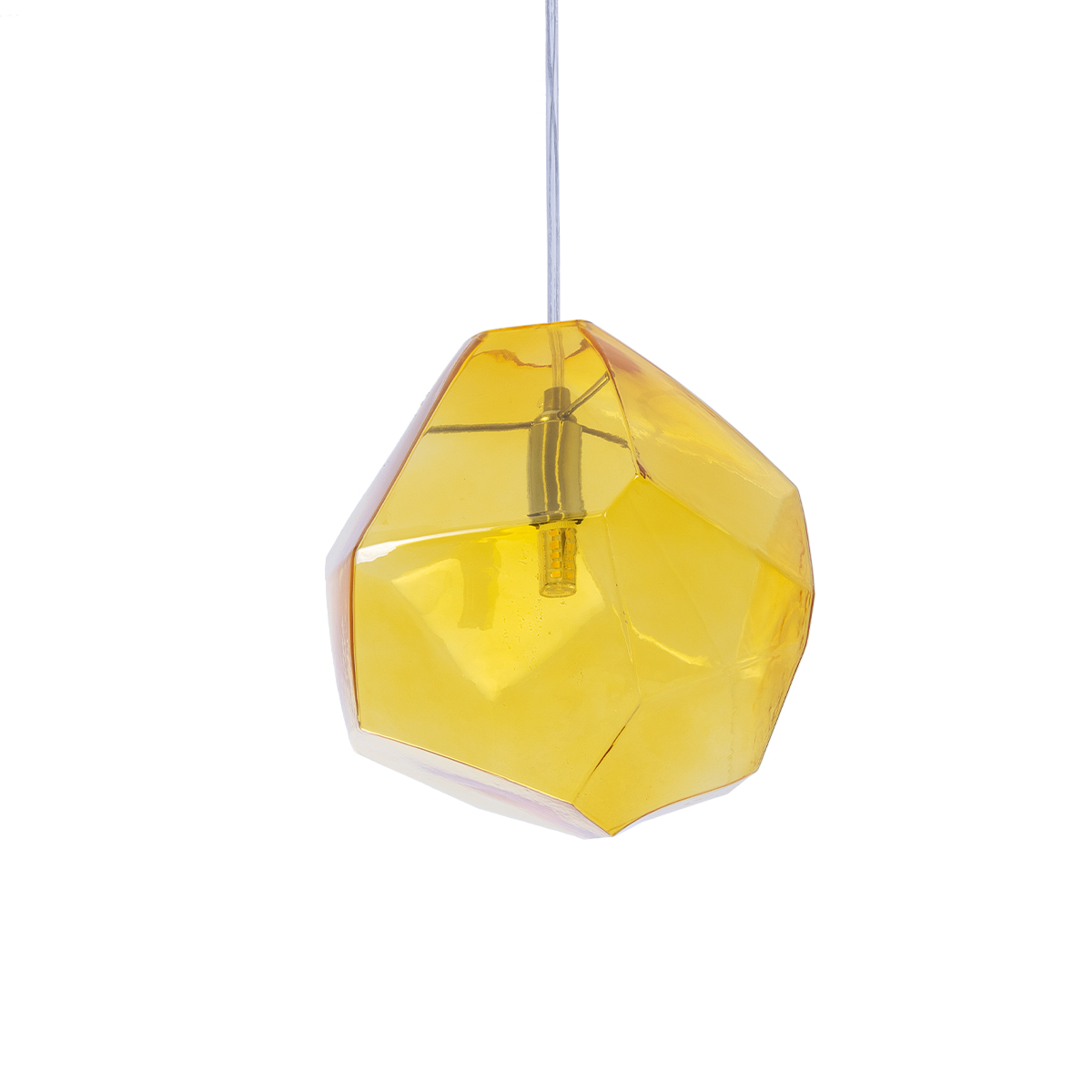 LEDTM® RINA 01308 Μοντέρνο Κρεμαστό Φωτιστικό Οροφής με Ντουί 1 x G9 AC 220-240V IP20 - Κίτρινο - Μ20 x Π20 x Υ20cm - Image 2