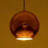 LEDTM® INFINITA 01310 Μοντέρνο Κρεμαστό Φωτιστικό Οροφής με Ντουί 1 x E27 AC 220-240V IP20 - Χάλκινο - Μ30 x Π30 x Υ27cm - Image 3
