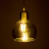LEDTM® BOSSANOVA 01313 Μοντέρνο Κρεμαστό Φωτιστικό Οροφής με Ντουί 1 x E27 AC 220-240V IP20 - Γκρι - Μ18 x Π18 x Υ23cm - Image 3