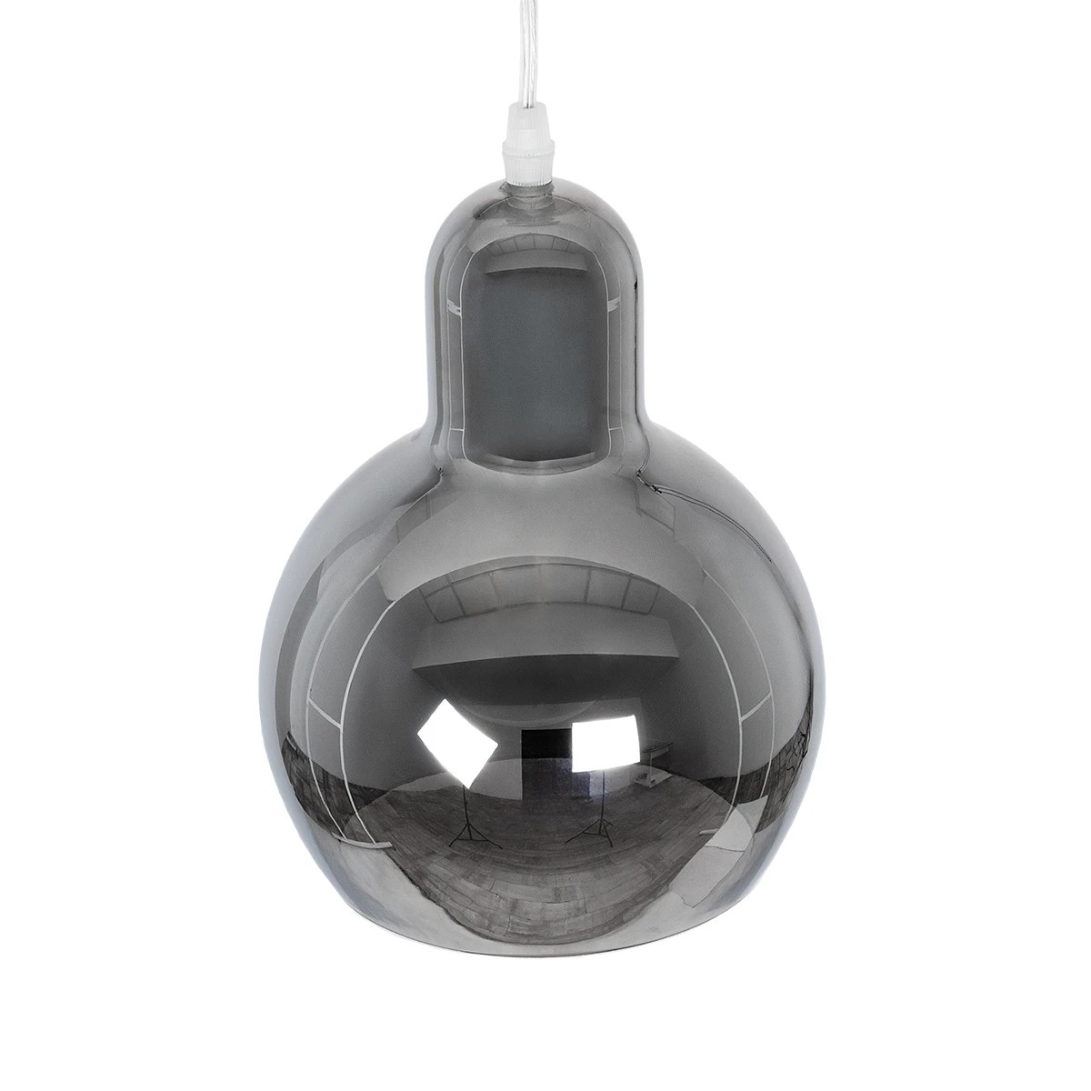 LEDTM® BOSSANOVA 01313 Μοντέρνο Κρεμαστό Φωτιστικό Οροφής με Ντουί 1 x E27 AC 220-240V IP20 - Γκρι - Μ18 x Π18 x Υ23cm - Image 7