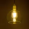LEDTM® LUCREZIA 01314 Μοντέρνο Κρεμαστό Φωτιστικό Οροφής με Ντουί 1 x E27 AC 220-240V IP20 - Διάφανο - Μ18 x Π18 x Υ23cm - Image 3