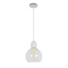 LEDTM® LUCREZIA 01314 Μοντέρνο Κρεμαστό Φωτιστικό Οροφής με Ντουί 1 x E27 AC 220-240V IP20 - Διάφανο - Μ18 x Π18 x Υ23cm - Image 4