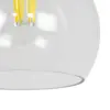 LEDTM® LUCREZIA 01314 Μοντέρνο Κρεμαστό Φωτιστικό Οροφής με Ντουί 1 x E27 AC 220-240V IP20 - Διάφανο - Μ18 x Π18 x Υ23cm - Image 9
