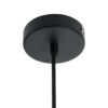 LEDTM® TRIBECA 01320 Μοντέρνο Κρεμαστό Φωτιστικό Οροφής με Ντουί 1 x E27 AC 220-240V IP20 - Γκρι & Μαύρο - Μ20 x Π20 x Υ26cm - Image 9