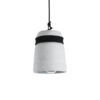 LEDTM® TRIBECA 01320 Μοντέρνο Κρεμαστό Φωτιστικό Οροφής με Ντουί 1 x E27 AC 220-240V IP20 - Γκρι & Μαύρο - Μ20 x Π20 x Υ26cm - Image 2
