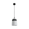 LEDTM® TRIBECA 01320 Μοντέρνο Κρεμαστό Φωτιστικό Οροφής με Ντουί 1 x E27 AC 220-240V IP20 - Γκρι & Μαύρο - Μ20 x Π20 x Υ26cm - Image 3