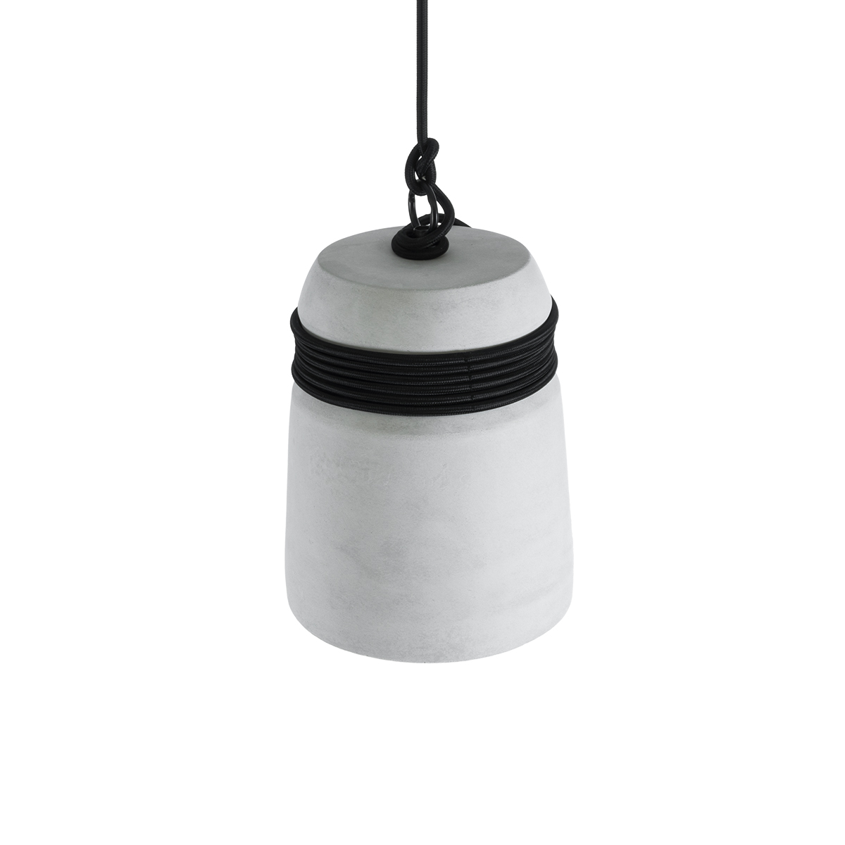 LEDTM® TRIBECA 01320 Μοντέρνο Κρεμαστό Φωτιστικό Οροφής με Ντουί 1 x E27 AC 220-240V IP20 - Γκρι & Μαύρο - Μ20 x Π20 x Υ26cm - Image 6