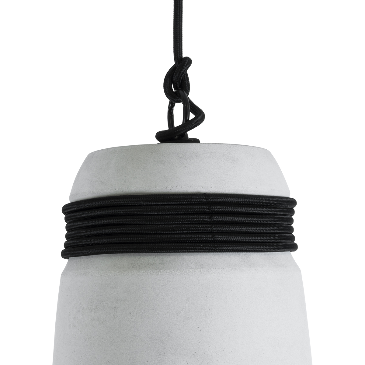 LEDTM® TRIBECA 01320 Μοντέρνο Κρεμαστό Φωτιστικό Οροφής με Ντουί 1 x E27 AC 220-240V IP20 - Γκρι & Μαύρο - Μ20 x Π20 x Υ26cm - Image 7