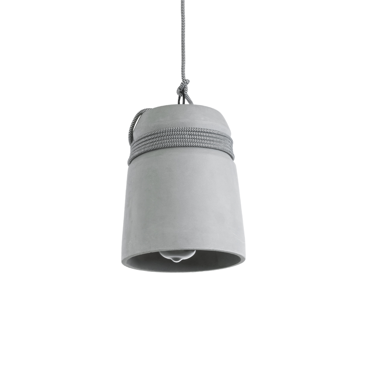 LEDTM® TRIBECA 01321 Μοντέρνο Κρεμαστό Φωτιστικό Οροφής με Ντουί 1 x E27 AC 220-240V IP20 - Γκρι - Μ20 x Π20 x Υ26cm - Image 2
