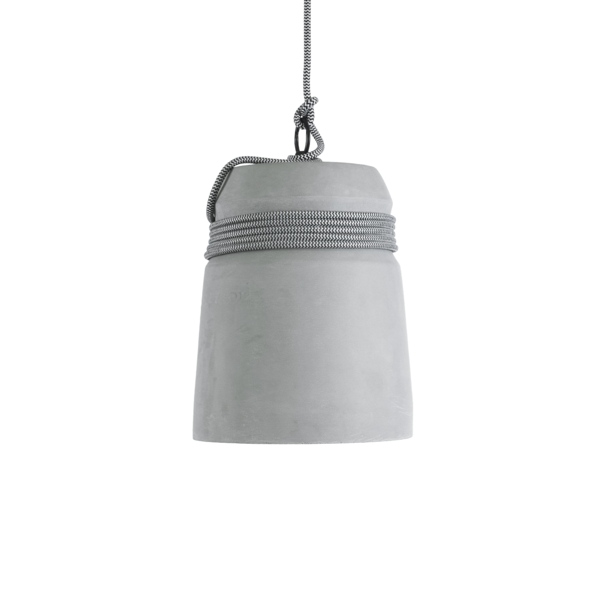 LEDTM® TRIBECA 01321 Μοντέρνο Κρεμαστό Φωτιστικό Οροφής με Ντουί 1 x E27 AC 220-240V IP20 - Γκρι - Μ20 x Π20 x Υ26cm - Image 4