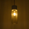 LEDTM® DURANT 01322 Μοντέρνο Κρεμαστό Φωτιστικό Οροφής με Ντουί 1 x E27 AC 220-240V IP20 - Γκρι & Χρυσό - Μ12 x Π12 x Υ40cm - Image 3