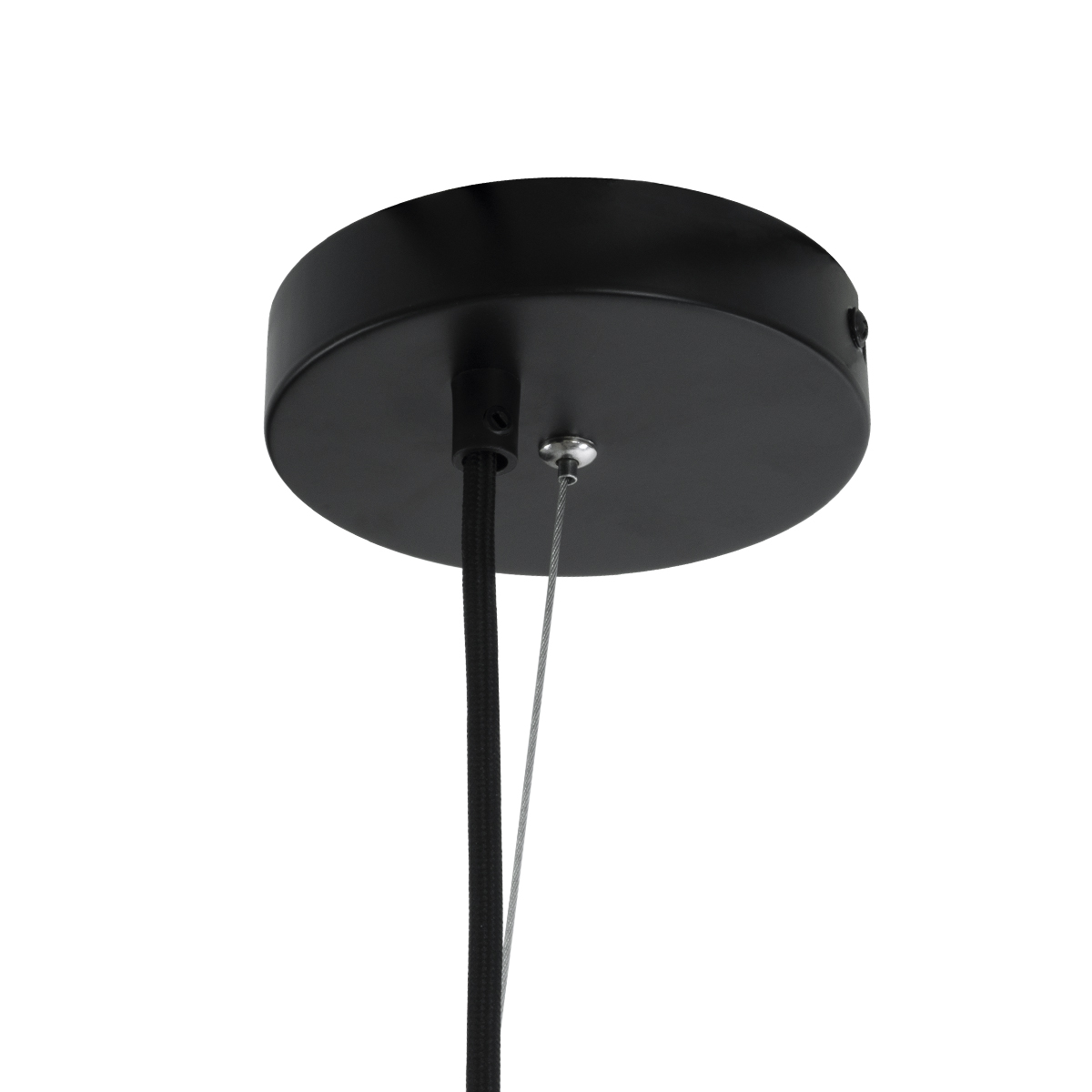 LEDTM® DURANT 01324 Μοντέρνο Κρεμαστό Φωτιστικό Οροφής με Ντουί 1 x E27 AC 220-240V IP20 - Γκρι & Χρυσό - Μ35 x Π35 x Υ35cm - Image 9