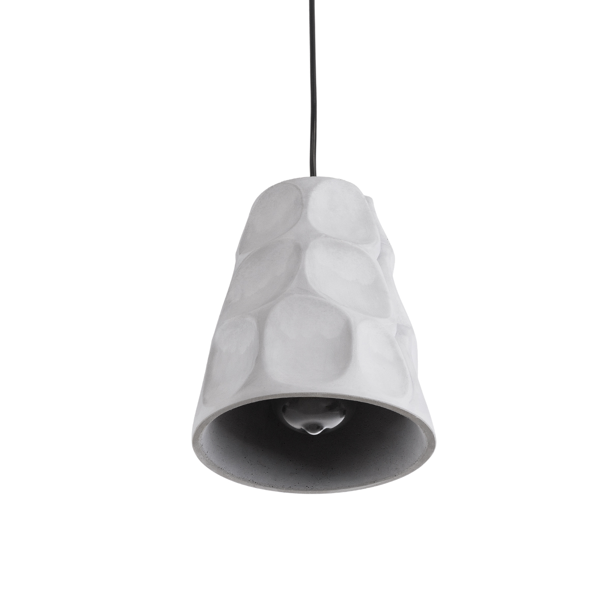 LEDTM® TRIBECA 01327 Μοντέρνο Κρεμαστό Φωτιστικό Οροφής με Ντουί 1 x E27 AC 220-240V IP20 - Γκρι - Μ18 x Π18 x Υ23cm - Image 6