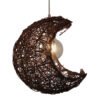 LEDTM® CRESCENT 01330 Vintage Κρεμαστό Φωτιστικό Οροφής με Ντουί 1 x E27 AC 220-240V IP20 - Καφέ - Μ30 x Π20 x Υ35cm - Image 8