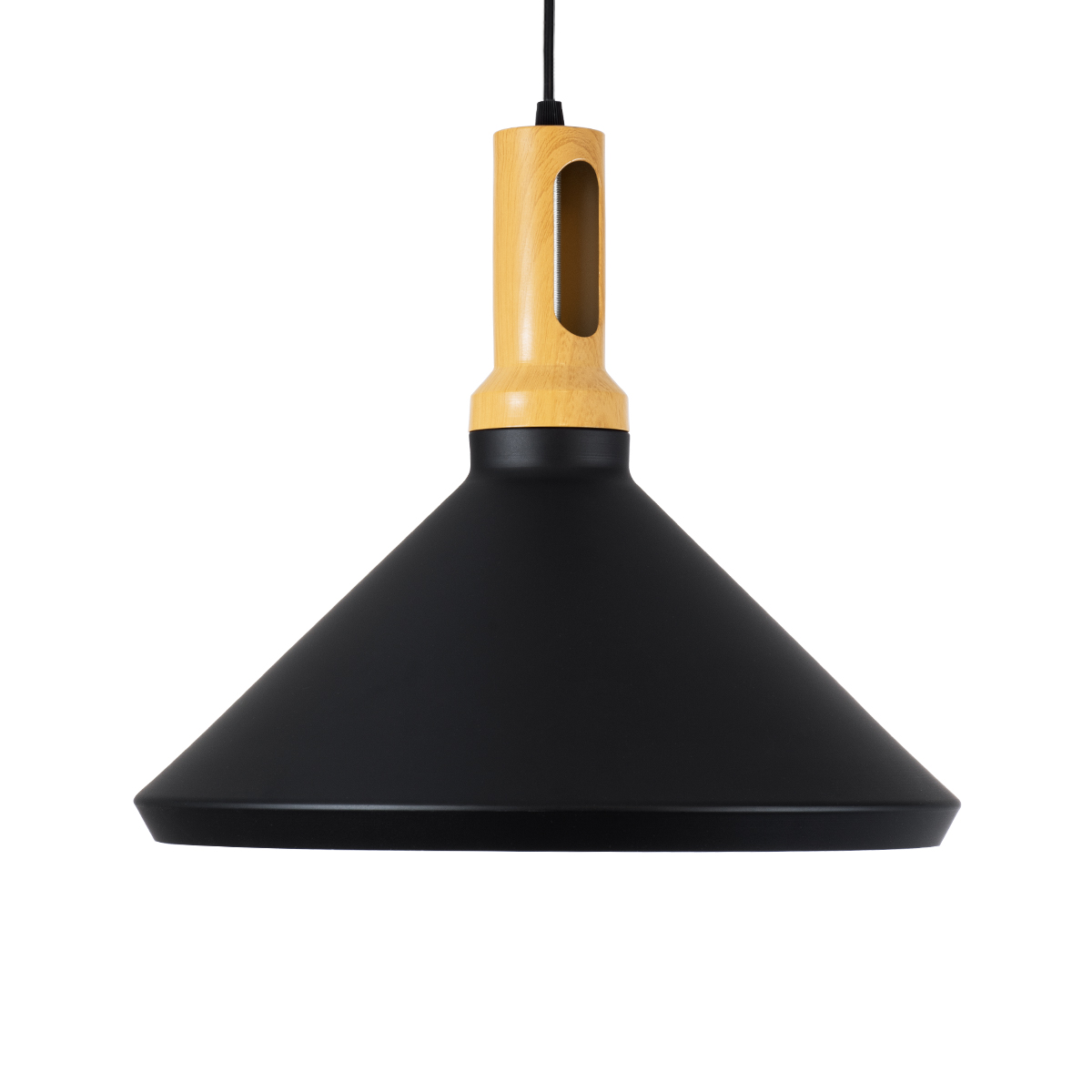 LEDTM® CALYPSO 01334-A Μοντέρνο Κρεμαστό Φωτιστικό Οροφής με Ντουί 1 x E27 AC 220-240V IP20 - Μαύρο & Μπρούτζινο - Μ36 x Π36 x Υ30cm - Image 5