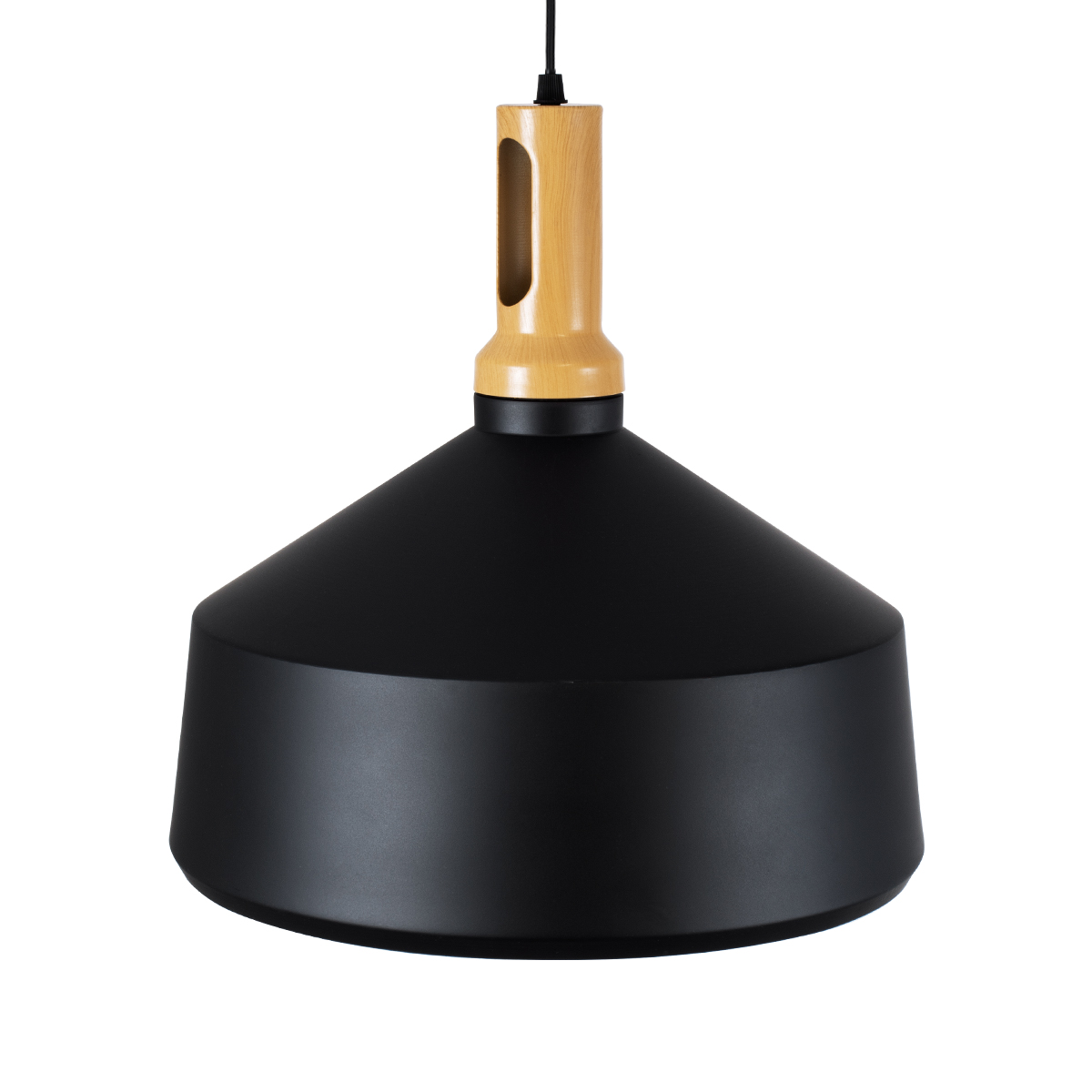 LEDTM® CALYPSO 01334-B Μοντέρνο Κρεμαστό Φωτιστικό Οροφής με Ντουί 1 x E27 AC 220-240V IP20 - Μαύρο & Μπρούτζινο - Μ36 x Π36 x Υ35cm - Image 7