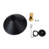LEDTM® CALYPSO 01334-A Μοντέρνο Κρεμαστό Φωτιστικό Οροφής με Ντουί 1 x E27 AC 220-240V IP20 - Μαύρο & Μπρούτζινο - Μ36 x Π36 x Υ30cm - Image 10