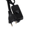 LEDTM® OCEANA 01338 Boho Επιτραπέζιο Φωτιστικό Πορτατίφ με Ντουί 1 x E27 AC 220-240V IP20 - Μαύρο & Μπεζ - M20 x Π20 x Υ22cm - Image 8