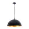 LEDTM® LUNE 01341 Μοντέρνο Κρεμαστό Φωτιστικό Οροφής με Ντουί 1 x E27 AC 220-240V IP20 - Μαύρο & Χρυσό - Μ40 x Π40 x Υ20cm - Image 4
