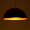 LEDTM® LUNE 01342 Μοντέρνο Κρεμαστό Φωτιστικό Οροφής με Ντουί 1 x E27 AC 220-240V IP20 - Μαύρο & Χρυσό - Μ60 x Π60 x Υ30cm - Image 3