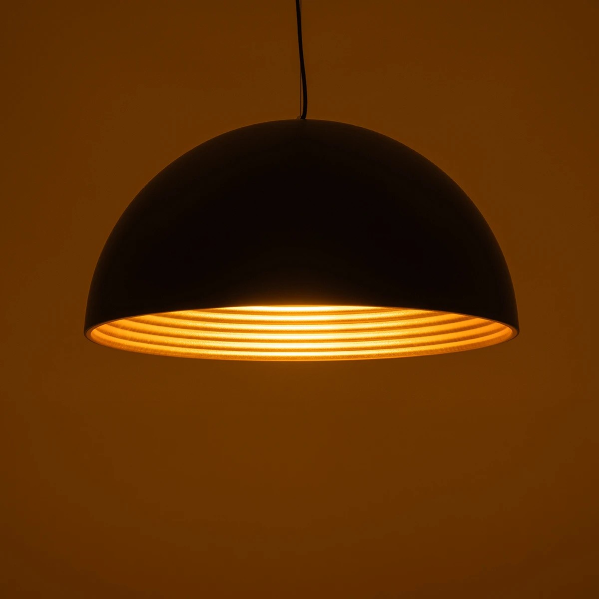 LEDTM® MEDEA 01344 Μοντέρνο Κρεμαστό Φωτιστικό Οροφής με Ντουί 1 x E27 AC 220-240V IP20 - Μαύρο & Χρυσό - Μ60 x Π60 x Υ30cm - Image 3