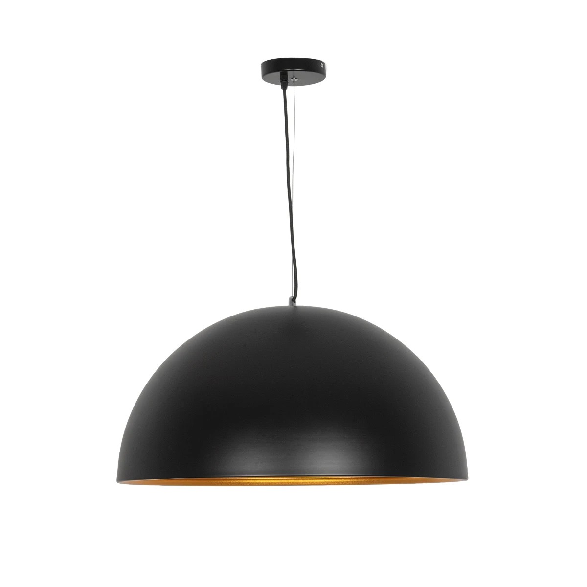 LEDTM® MEDEA 01344 Μοντέρνο Κρεμαστό Φωτιστικό Οροφής με Ντουί 1 x E27 AC 220-240V IP20 - Μαύρο & Χρυσό - Μ60 x Π60 x Υ30cm - Image 4