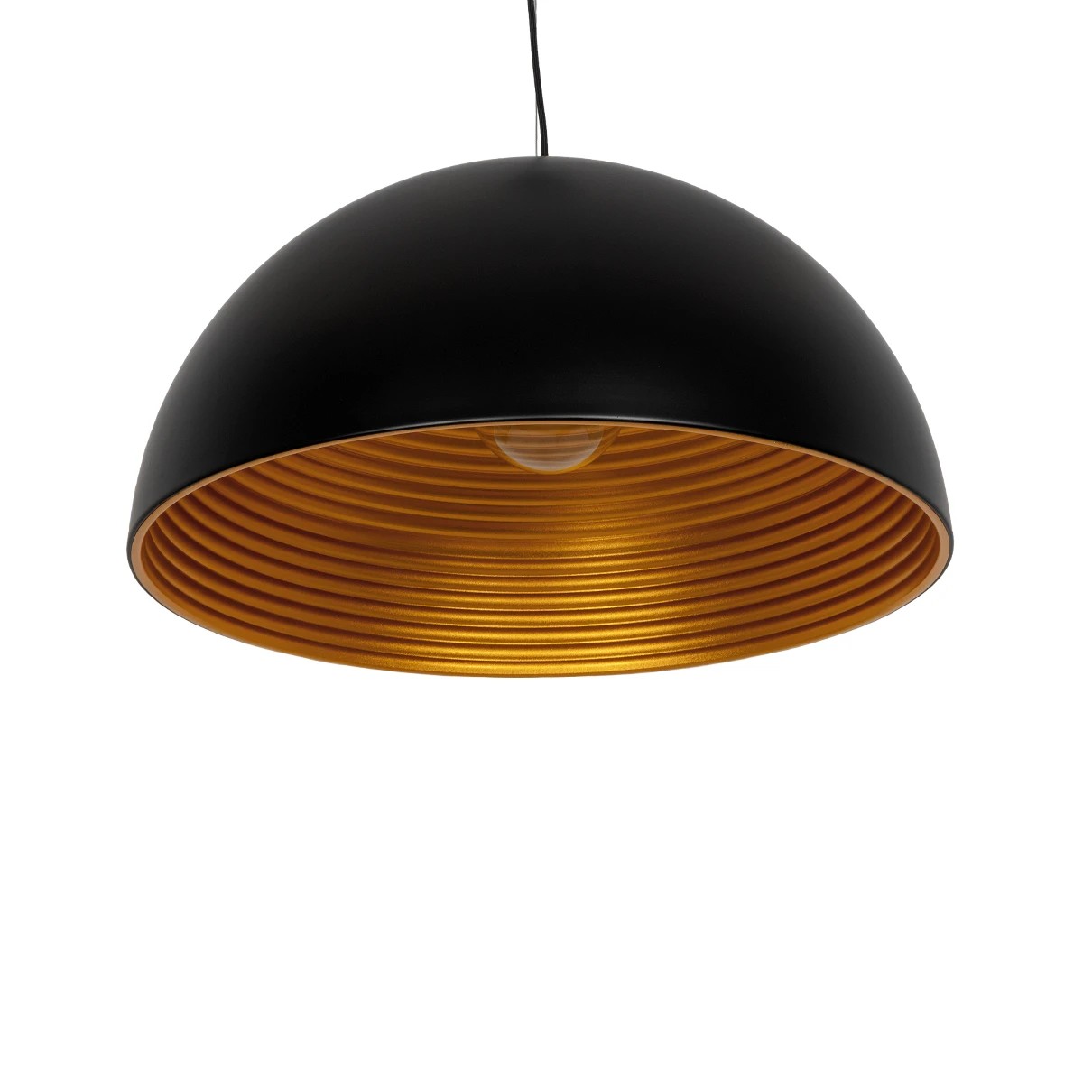 LEDTM® MEDEA 01344 Μοντέρνο Κρεμαστό Φωτιστικό Οροφής με Ντουί 1 x E27 AC 220-240V IP20 - Μαύρο & Χρυσό - Μ60 x Π60 x Υ30cm - Image 6